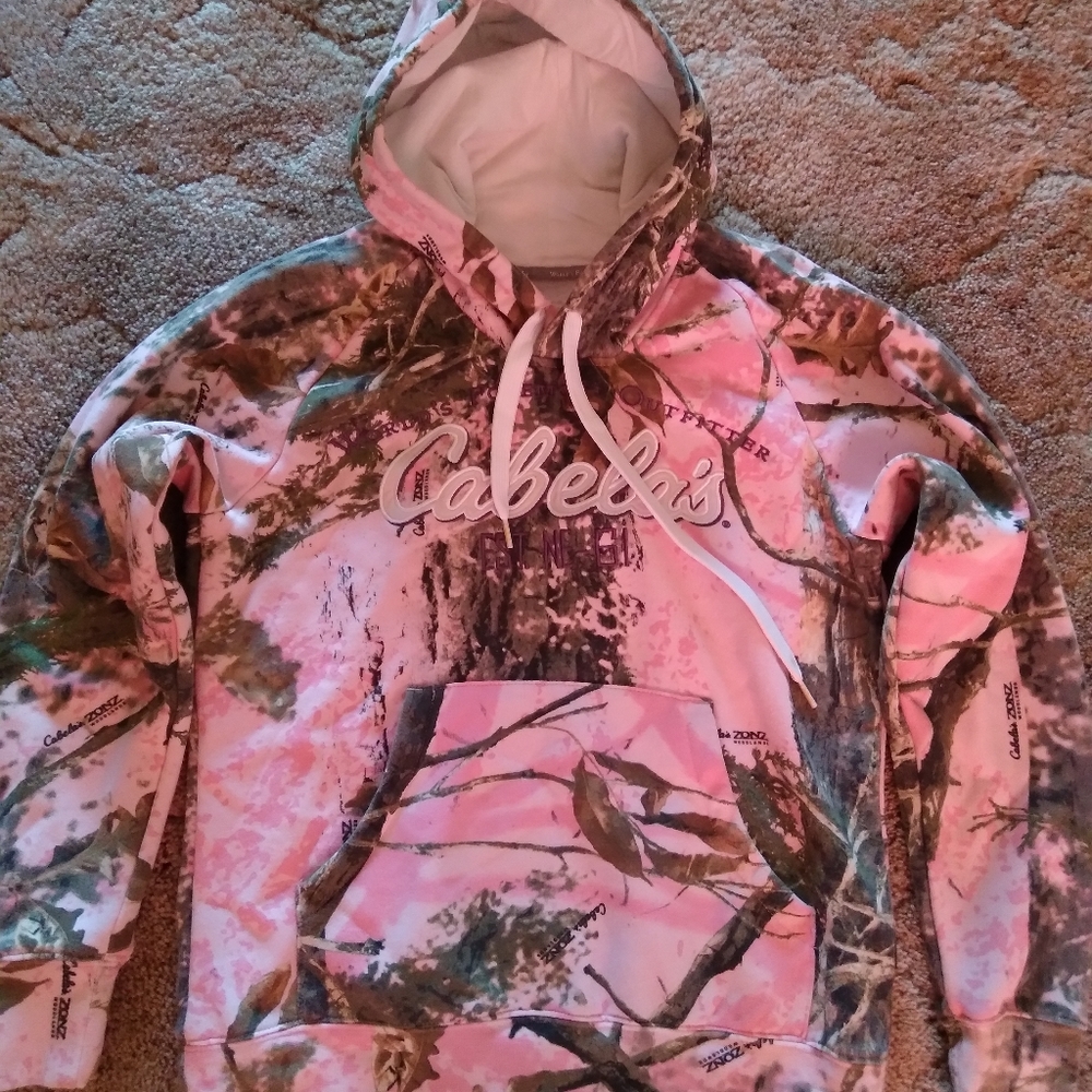 Cabela's Women's Pink Camo Hoodie